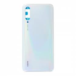 Vitre arrière Xiaomi Mi 9 Lite Blanc Perle + Adhesif