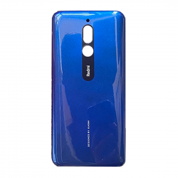Vitre arrière Xiaomi Redmi 8 Bleu + Adhesif