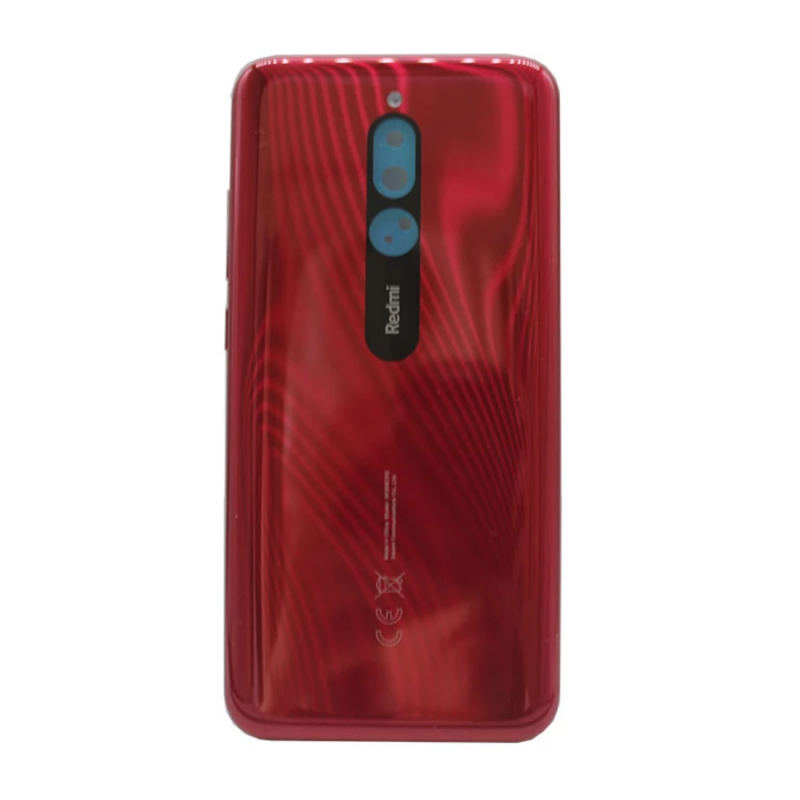 Xiaomi Vitre arrière Xiaomi Redmi 8 Rouge + Adhesif Xiaomi Vitre arrière Xiaomi Redmi 8 Rouge + Adhesif