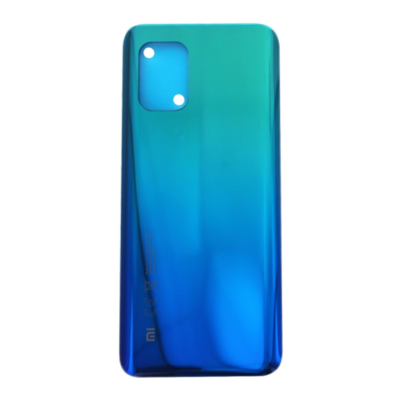 Vitre arrière Xiaomi Mi 10 Lite 5G Bleu + Adhesif