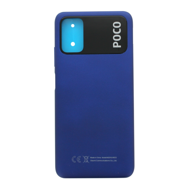 Xiaomi Vitre arrière Xiaomi Pocophone M3 Bleu + Adhesif Xiaomi Vitre arrière Xiaomi Pocophone M3 Bleu + Adhesif