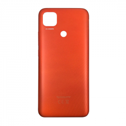 Xiaomi Vitre arrière Xiaomi Redmi 9C Orange + Adhesif
