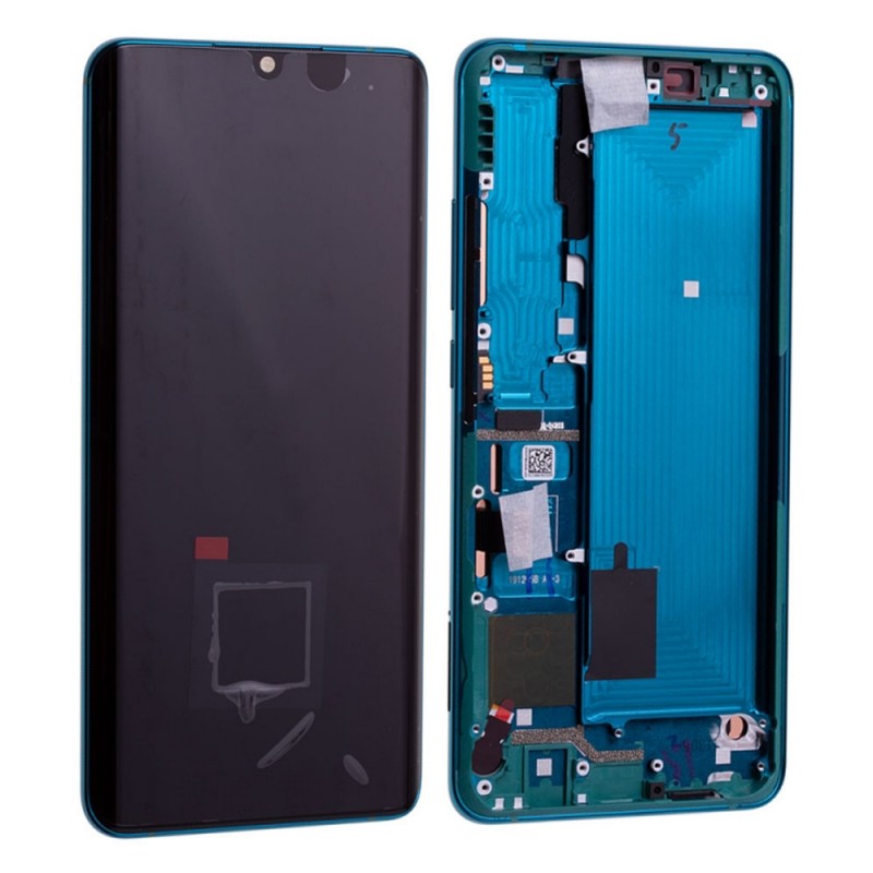 Ecran Xiaomi Mi Note 10 / Note 10 Pro Vert + Châssis