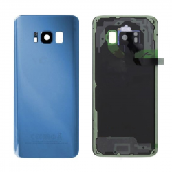 Vitre arrière Samsung Galaxy S8 (G950F) Bleu (Sans Logo)