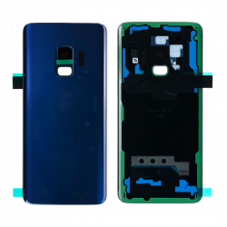 Vitre arrière Samsung Galaxy S9 (G960F) Corail Bleu (Sans Logo)