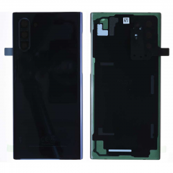 Vitre arrière Samsung Galaxy Note 10 (N970) Noir (Sans Logo)