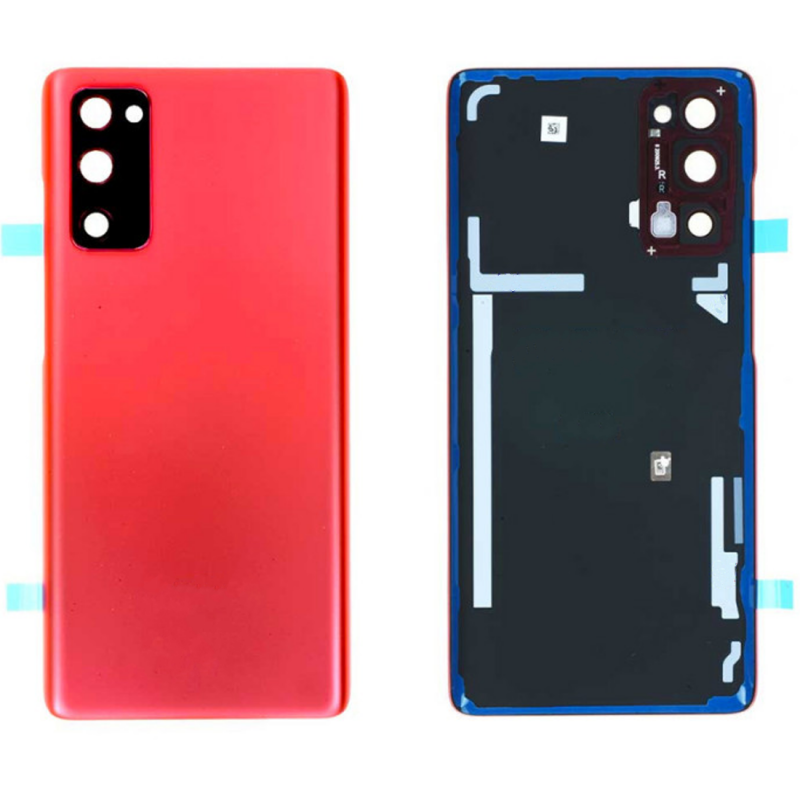 Vitre arrière Samsung Galaxy S20 4G/5G (G980F/G981B) Rouge (Sans Logo)