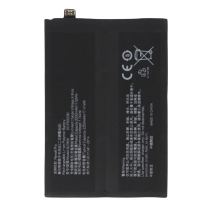Batterie BLP855 Oppo Reno 6 Pro