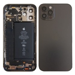 Châssis Complet iPhone 12 Pro Max Graphite - Connecteur de Charge + Batterie (Origine Demonté) Grade A