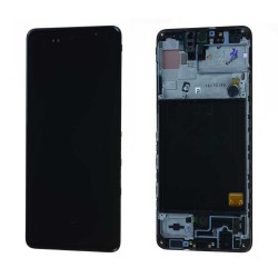 Samsung Ecran Samsung Galaxy A51 (A515) Noir + Châssis (OLED)