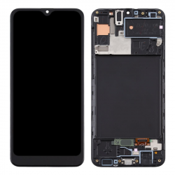 Samsung Ecran Samsung Galaxy A30s (A307F) Noir + Châssis (OLED)