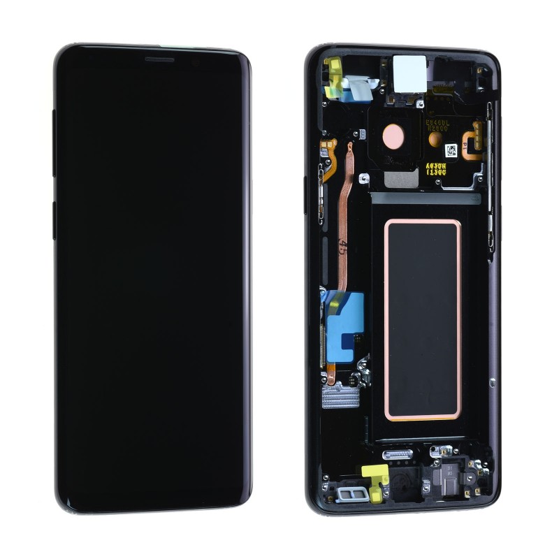 Ecran Samsung Galaxy S9 (G960F) Noir + Châssis (OLED)