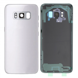 Vitre arrière Samsung Galaxy S8 (G950F) Blanc (Sans Logo)