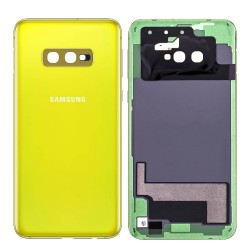 Vitre arrière Samsung Galaxy S10E (G970F) Jaune (Sans Logo)