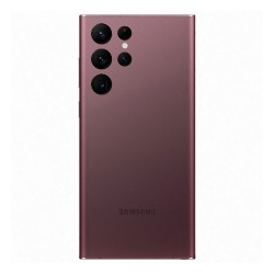 Samsung Vitre arrière Samsung Galaxy S22 Ultra 5G Bordeaux (Original Démonté) - Comme Neuf