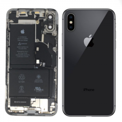 Châssis Complet iPhone X Noir - Connecteur de Charge + Batterie (Origine Demonté) Grade B