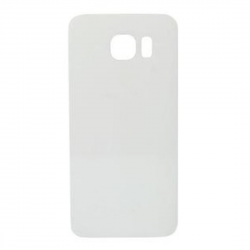 Vitre arrière Samsung Galaxy S6 (G920F) Blanc (Sans Logo)