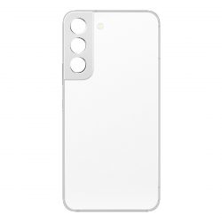 Vitre arrière Samsung Galaxy S22 5G (S901B) Blanc (Sans Logo)