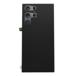 Vitre arrière Samsung Galaxy S22 Ultra 5G (S908B) Noir (Sans Logo)