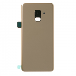 Samsung Vitre arrière Samsung Galaxy A8 2018 (A530F) Or (Sans Logo)