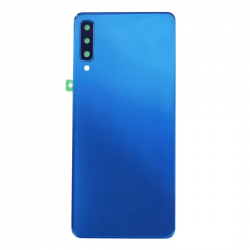 Vitre arrière Samsung Galaxy A7 2018 (A750F) Bleu (Sans Logo)