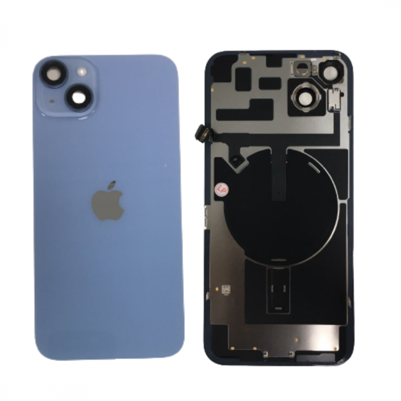 Vitre Cache Arrière iPhone 14 Bleu (Origine Demonté) - Comme Neuf