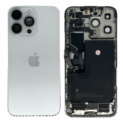 Châssis Complet iPhone 14 Pro Max Argent - Connecteur de Charge + Batterie (Origine Demonté) - Grade A