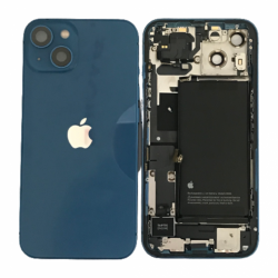 Châssis Complet iPhone 13 Mini Bleu - Connecteur de Charge + Batterie (Origine Demonté) Grade A