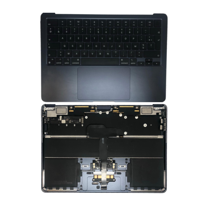 Châssis Complet Apple MacBook Air 13 ″ Bleu A2681 - Châssis + Batterie + Tactile + Clavier AZERTY - Grade A