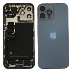 Châssis Complet iPhone 13 Pro Max Bleu Alpin - Connecteur de Charge + Batterie (Origine Demonté) Grade B