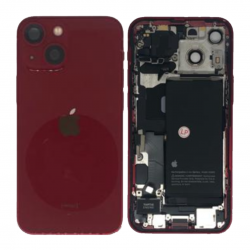 Châssis Complet iPhone 13 Mini Rouge - Connecteur de Charge + Batterie (Origine Demonté) Grade A