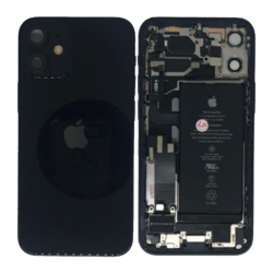 Châssis Complet iPhone 12 Mini Noir - Connecteur de Charge + Batterie (Origine Demonté) Grade A
