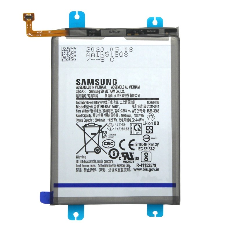 Batterie EB-BA217ABY Samsung Galaxy A21s (A217)/A12 (A125/A127)/A13 (A135/A137) (Origine Demonté)