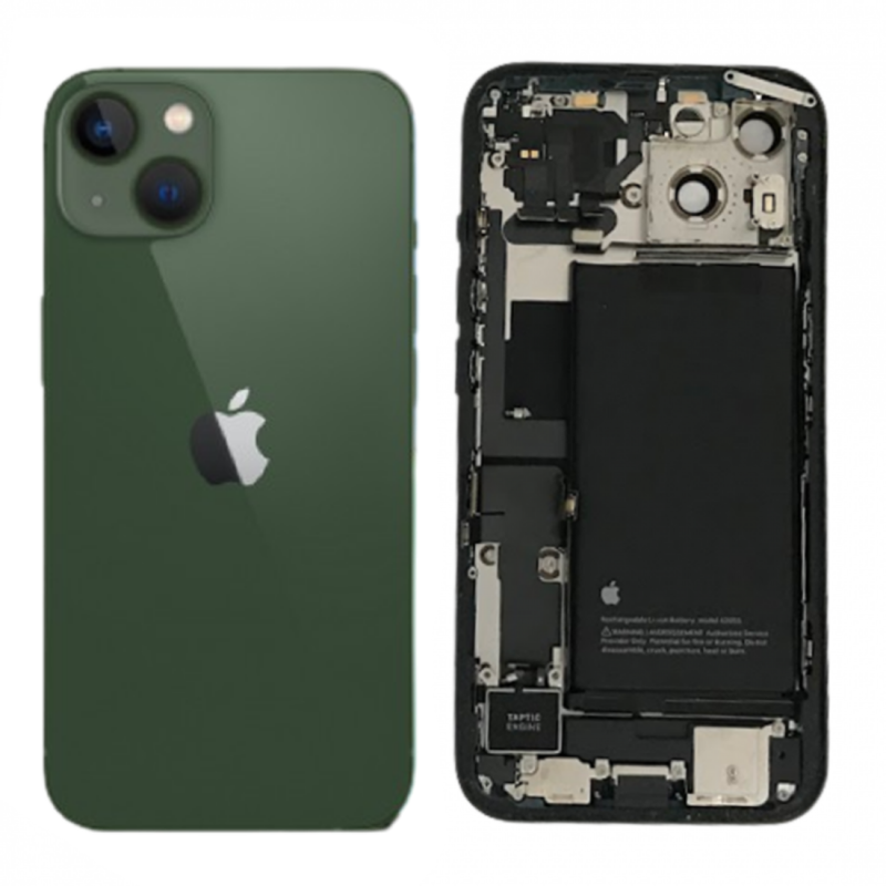 Châssis Complet iPhone 13 Vert - Connecteur de Charge + Batterie (Origine Demonté) Grade B