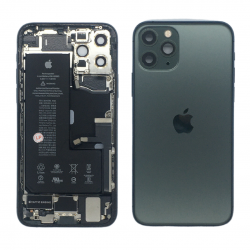 Apple Châssis Complet iPhone 11 Pro Vert - Connecteur de Charge + Batterie (Origine Demonté) Grade A