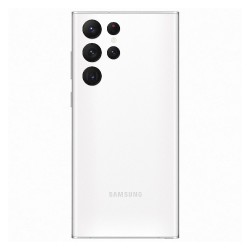 Samsung Vitre arrière Samsung Galaxy S22 Ultra 5G Blanc (Original Démonté) - Comme Neuf
