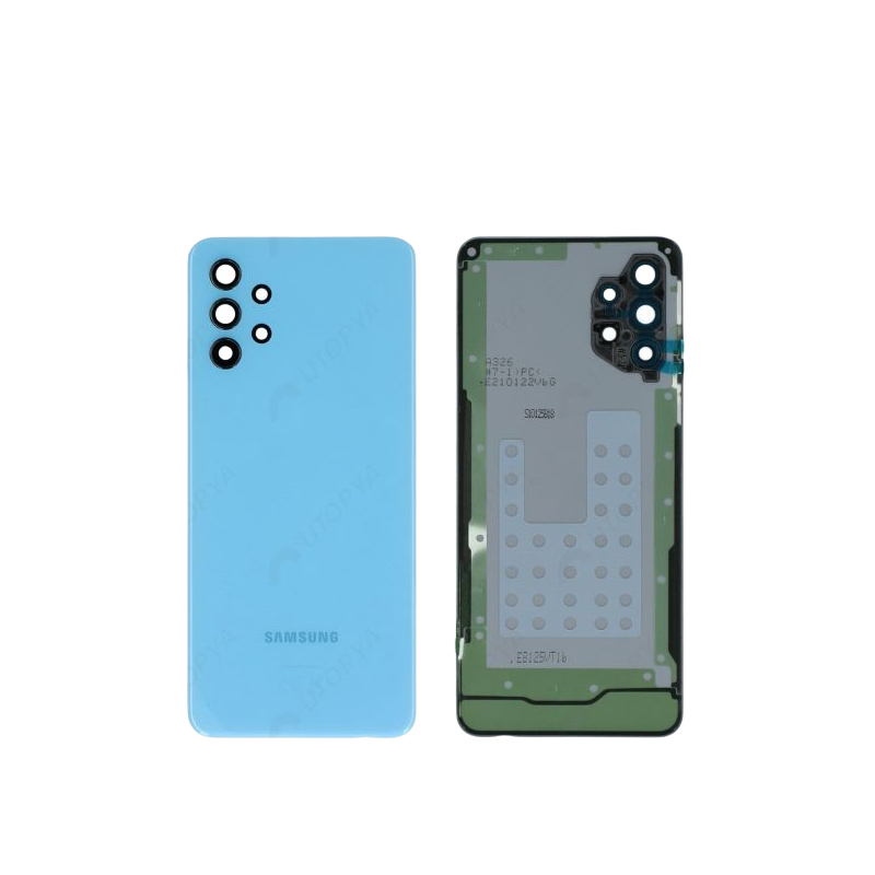 Vitre Arrière Samsung Galaxy A32 5G (A326B) Bleu (Original Démonté) - Comme Neuf