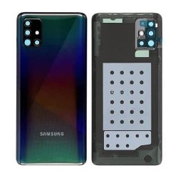 Samsung Vitre arrière Samsung Galaxy A51 (A515F) Prism Noir (Original Démonté) - Grade A