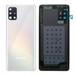 Samsung Vitre arrière Samsung Galaxy A51 (A515F) Prism Blanc (Original Démonté) - Grade AB