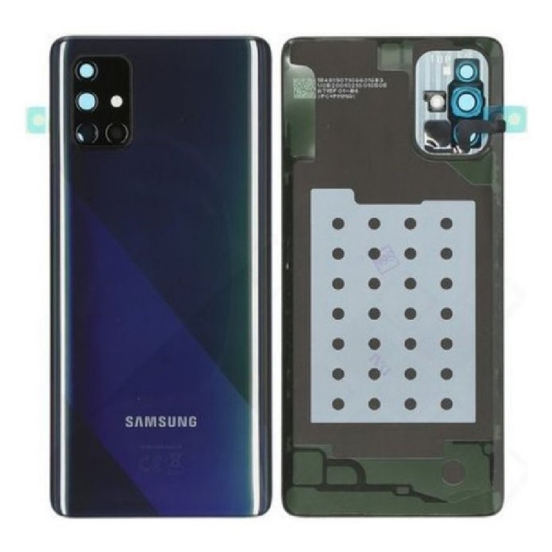 Vitre arrière Samsung Galaxy A71 (A715F) Noir (Original Démonté) - Grade A