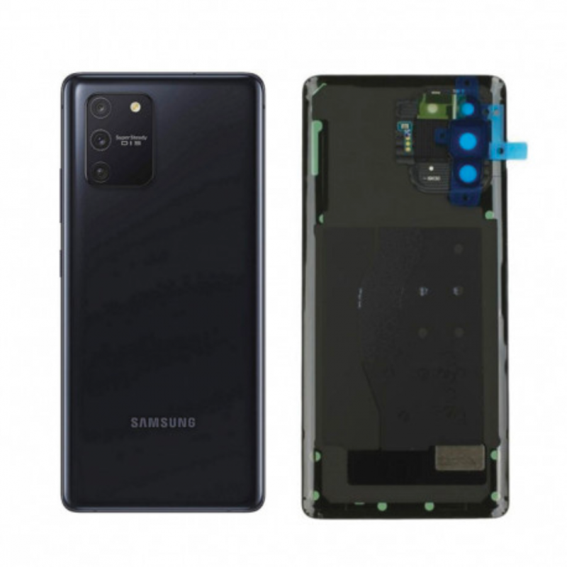 Vitre arrière Samsung Galaxy S10 Lite Noir (Original Démonté) - Grade A