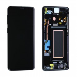 Ecran Samsung Galaxy S9 (G960F) Noir + Châssis (Original Reconditionné)