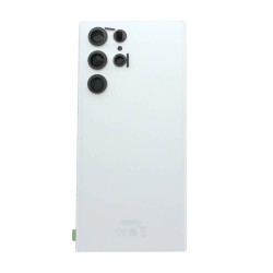 Samsung Vitre arrière Samsung Galaxy S21 Ultra 5G (G998B) Blanc (Sans Logo)