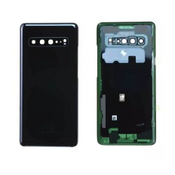 Vitre arrière Samsung Galaxy S10 (G977) Noir (Sans Logo)
