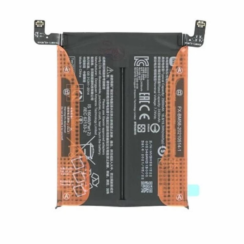 Xiaomi Batterie BM58 Xiaomi 11T Pro Xiaomi Batterie BM58 Xiaomi 11T Pro