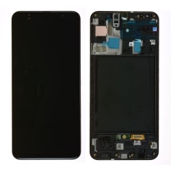 Ecran Samsung Galaxy A50 (A505F) Noir + Châssis (Original Reconditionné)