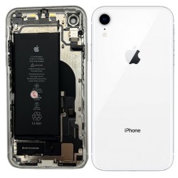 Châssis Complet iPhone XR Blanc - Connecteur de Charge + Batterie (Origine Demonté) - Grade A