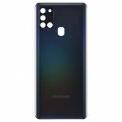 Samsung Vitre arrière Samsung Galaxy A21s Noir (Original Démonté) - Grade AB