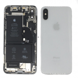 Châssis Complet iPhone X Blanc - Connecteur de Charge + Batterie (Origine Demonté) Grade B