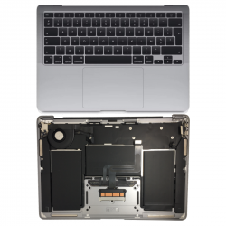 Apple Châssis Complet Apple MacBook Air 13 ″ Gris A2179 - Châssis + Batterie + Tactile + Clavier AZERTY - Comme Neuf